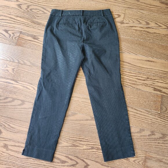 Talbots hampshire black ankle pants with white polka dot – size 6 petite - Picture 3 of 12